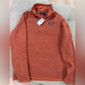 NWT PATAGONIA PULL OVER BURNT ORANGE